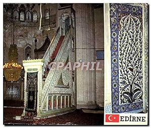 Seller image for Carte Postale Moderne Edirne Turkey Selimiye Camii ici ve bir cini panosu for sale by CPAPHIL