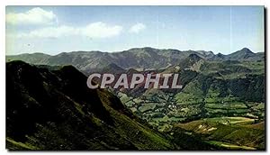 Image du vendeur pour Carte Postale Ancienne Panorama decouvert depuis le sommet du Plomb du Cantal Puy Griou et du Puy Mary mis en vente par CPAPHIL