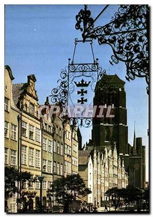 Bild des Verkufers fr Carte Postale Moderne Gdansk Ufica Piwna zum Verkauf von CPAPHIL