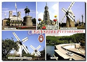 Bild des Verkufers fr Carte Postale Moderne La Vendee pittoresque France La Roche Sur Yon St Michel Mont Mercure Le Mont des Alouettes Les m zum Verkauf von CPAPHIL