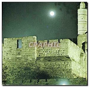 Bild des Verkufers fr Carte Postale Moderne Jerusalem La Citadelle la nuit zum Verkauf von CPAPHIL