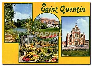 Carte Postale Moderne Saint Quentin Aisne