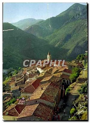 Bild des Verkufers fr Carte Postale Moderne La Cote d'Azur miracle de la nature Sainte Agnes Alpes Maritimes Environs de Menton zum Verkauf von CPAPHIL