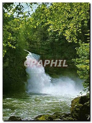 Carte Postale Moderne La Franche Comte Pittoresque Le Saut du Doubs Frontiere Franco Suisse Le Sa...