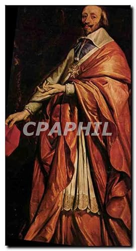 Seller image for Carte Postale Moderne Personnage celebre le Cardinal de richelieu Musee de Richelieu I et L for sale by CPAPHIL