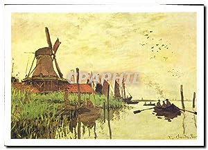 Seller image for Carte Postale Moderne Claude Monet Moulins pres de Zaandam 1871 for sale by CPAPHIL