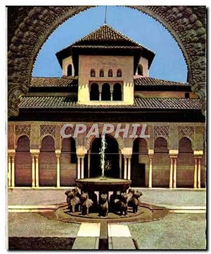 Carte Postale Moderne Cour des Lions Granada