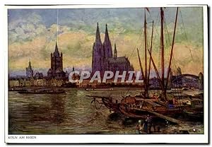 Seller image for Carte Postale Moderne vue sur la ville de Cologne avec sa cathédrale une des plus belles du monde for sale by CPAPHIL