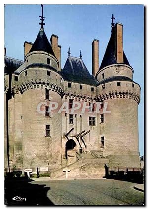 Seller image for Carte Postale Moderne Les Châteaux de la Loire Langeais I et L Entrée du Château et le Pont Levis for sale by CPAPHIL