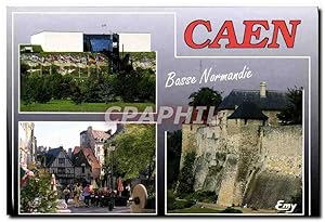 Carte Postale Moderne Caen Calvados le Memorial un musee pour la paix le quartier du Vaugueux le ...