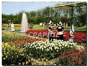 Bild des Verkufers fr Carte Postale Moderne La Hollande en Parure des Fleurs zum Verkauf von CPAPHIL