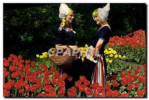 Image du vendeur pour Carte Postale Moderne La Hollande en Parure des Fleurs Folklore mis en vente par CPAPHIL