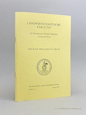 Bild des Verkufers fr Landwirtschaftliche Fakultt. Struktur der Fakultt 1985/86. zum Verkauf von Bibliotheca Botanica