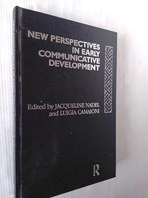 Imagen del vendedor de New Perspectives in Early Communicative Development (International Library of Psychology) a la venta por Your Book Soon