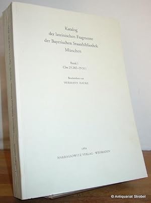 Katalog der lateinischen Fragmente der Bayerischen Staatsbibliothek München. Band 1: Clm 29202-29...