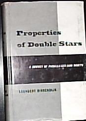 Immagine del venditore per Properties of Double Stars - A Survey of Parallaxes and Orbits venduto da Virtual Books