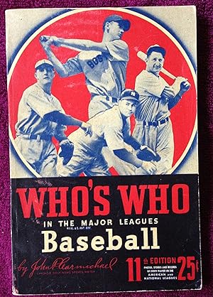 1943 Who's Who In the Major Leagues - BASEBALL - 11th EDITION
