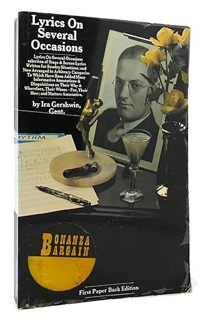 Seller image for LYRICS ON SEVERAL OCCASIONS GERSHWIN LYRICS for sale by Rare Book Cellar