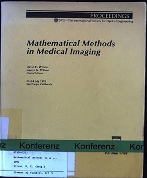 Immagine del venditore per Mathematical Methods in Medical Imaging SPIE, Volume 1768 venduto da books4less (Versandantiquariat Petra Gros GmbH & Co. KG)