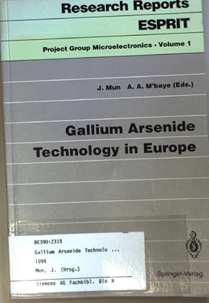 Seller image for Gallium Arsenide Technology in Europe. for sale by books4less (Versandantiquariat Petra Gros GmbH & Co. KG)