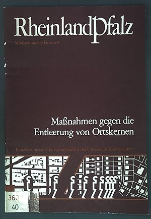 Bild des Verkufers fr Manahmen gegen die Entleerung von Ortskernen; zum Verkauf von books4less (Versandantiquariat Petra Gros GmbH & Co. KG)