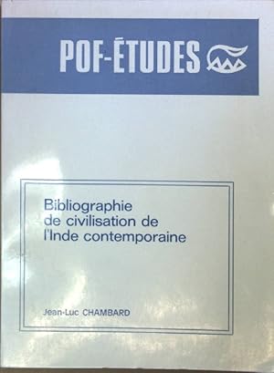 Image du vendeur pour Bibliographie de civilisation de l'Inde contemporaine. mis en vente par books4less (Versandantiquariat Petra Gros GmbH & Co. KG)