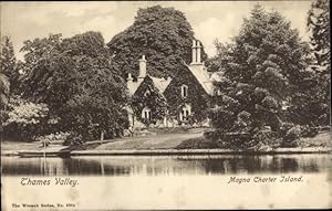 Imagen del vendedor de Ansichtskarte / Postkarte Magna Carta Island England, Thames Valley a la venta por akpool GmbH