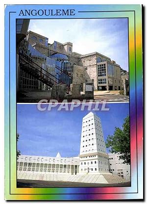 Seller image for Carte Postale Moderne Angouleme Charente Le CNBDI Centre National de la Bande Dessinee et de l'Image et le lycee de l' for sale by CPAPHIL