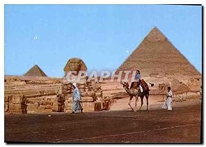 Carte Postale Moderne Giza The Great Sphinx and Khefreb pyramid