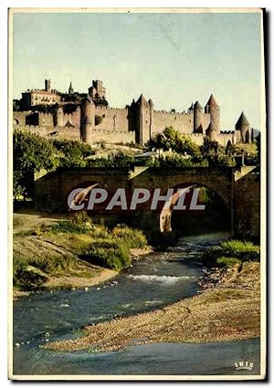 Image du vendeur pour Carte Postale Moderne Horizons de l'Aude La Cite de Carcassonne vue gnrale mis en vente par CPAPHIL