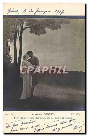 Image du vendeur pour Carte Postale Ancienne Alphonse Osbert Versl'avenir Salle des mariages de Bourg la Reine mis en vente par CPAPHIL