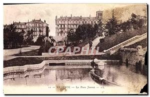 Carte Postale Ancienne Valence Le Parc Jouvet