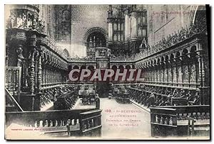 Carte Postale Ancienne St Bertnard de Comminges Ensemble du ch?ur de la cathédrale Orgue