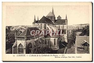 Carte Postale Ancienne Lisieux L'Abside de la Cathédrale St Pierre