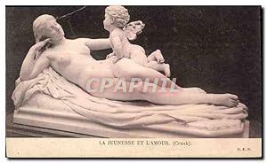 Image du vendeur pour Carte Postale Ancienne La Jeunesse et L'Amour Ange mis en vente par CPAPHIL