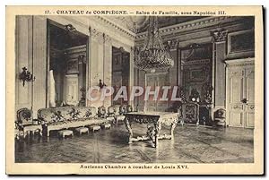 Imagen del vendedor de Carte Postale Ancienne Chteau de Compiegne Salon de Famille sous Napoleon III a la venta por CPAPHIL