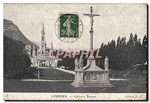 Seller image for Carte Postale Ancienne Lourdes Calvaire Breton for sale by CPAPHIL