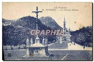 Seller image for Carte Postale Ancienne Les Pyrenees Lourdes Le calvaire Breton for sale by CPAPHIL