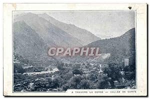 Seller image for Carte Postale Ancienne A travers la Corse valle de Corte for sale by CPAPHIL