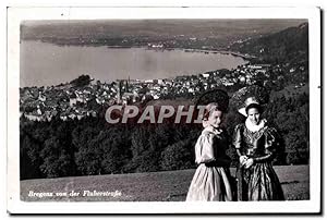 Carte Postale Ancienne Bregenz von der Fluherstrasse Folklore