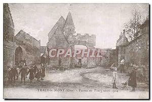 Seller image for Reproduction Tracy le Mont Oise Ferme de Tracy avant 1914 for sale by CPAPHIL