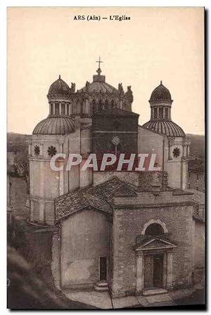 Carte Postale Ancienne Ars Ain L'Eglise