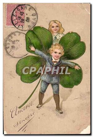 Image du vendeur pour Carte Postale Ancienne Amitie sincre Enfants mis en vente par CPAPHIL