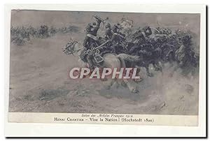 Image du vendeur pour salon des artistes franais 1912 Henri Chartier vive la nation ! Hochstedt 1800 charge cavalerie animation Carte Postale Ancienne mis en vente par CPAPHIL