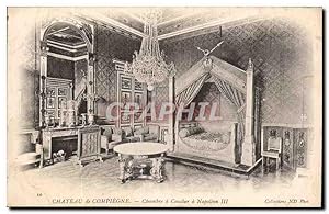Imagen del vendedor de Carte Postale Ancienne Chteau de Compiegne Chambre a Coucher a Napoleon III a la venta por CPAPHIL