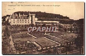 Image du vendeur pour Carte Postale Ancienne Chteau de Villandry XVI siecle vue ouest avec le Potager mis en vente par CPAPHIL