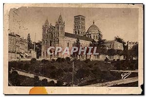 Carte Postale Ancienne Angouleme Cathédrale Saint Pierre romano byzantine XII siecle mon hist classe