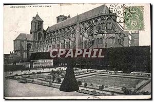 Carte Postale Ancienne Bourges la Cathédrale
