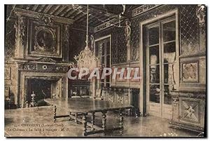 Bild des Verkufers fr Carte Postale Ancienne Cheverny Loir et Cher le Chteau la Salle a Manger zum Verkauf von CPAPHIL