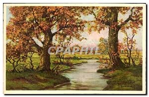 Carte Postale Ancienne Arbres